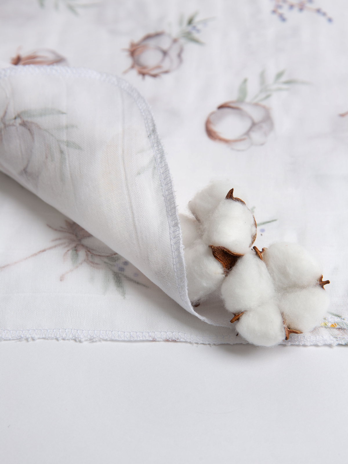 Пелёнка inlovery муслин 130x90 см 2 шт. - фото 17