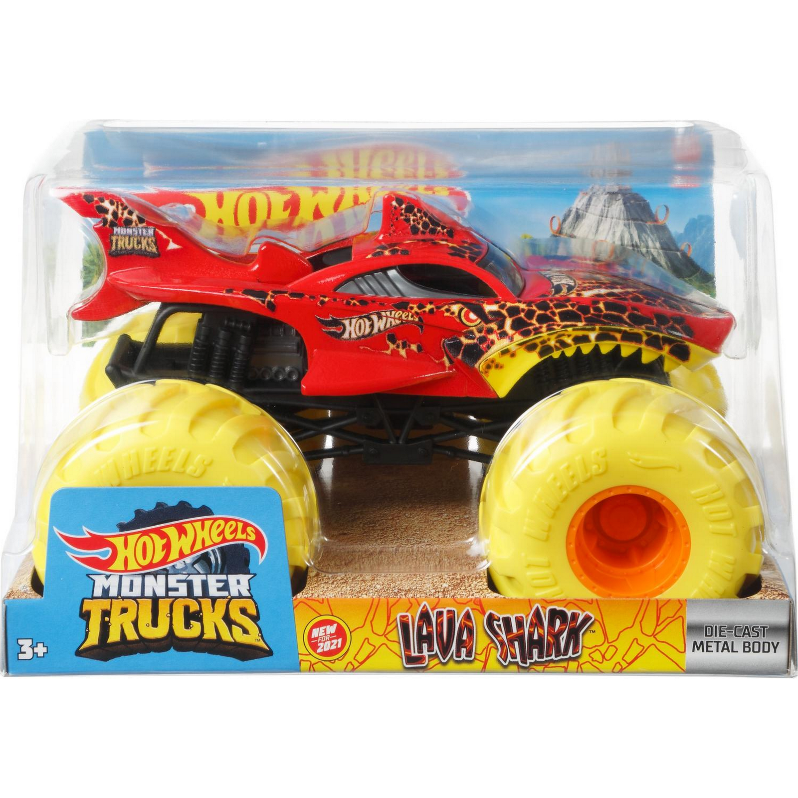 Автомобиль Hot Wheels Monster Tracks 1:24 FYJ83 - фото 2