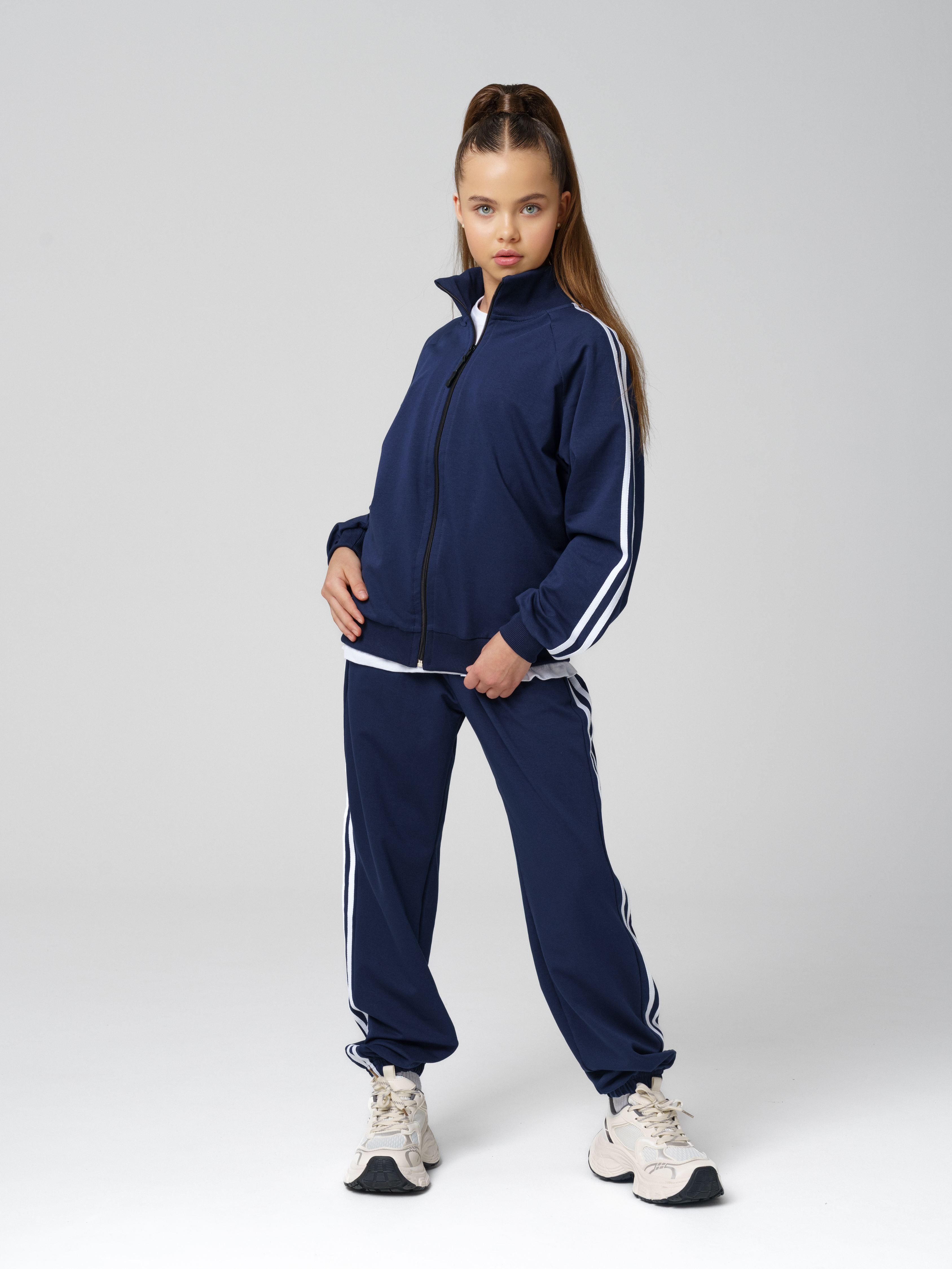 Костюм спортивный MALINAKIDS MOLREGLANINDIGO - фото 5