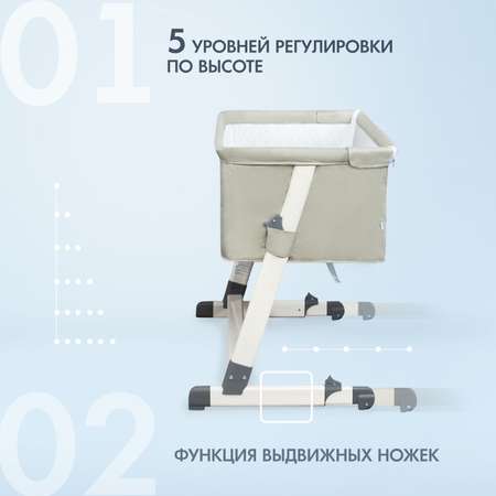 Колыбель Nuovita Accanto хаки