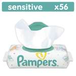 Влажные салфетки Pampers Sensitive 56 шт.