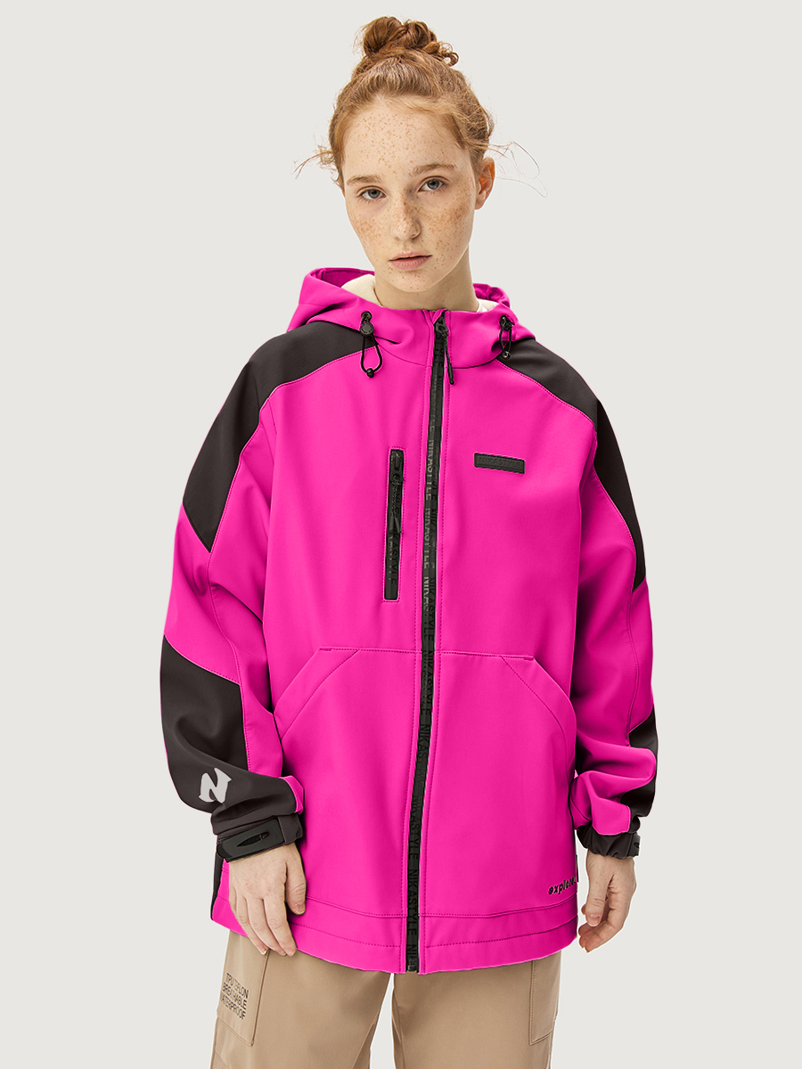 Ветровка NIKASTYLE 4л15426 фуксия/черный - фото 1