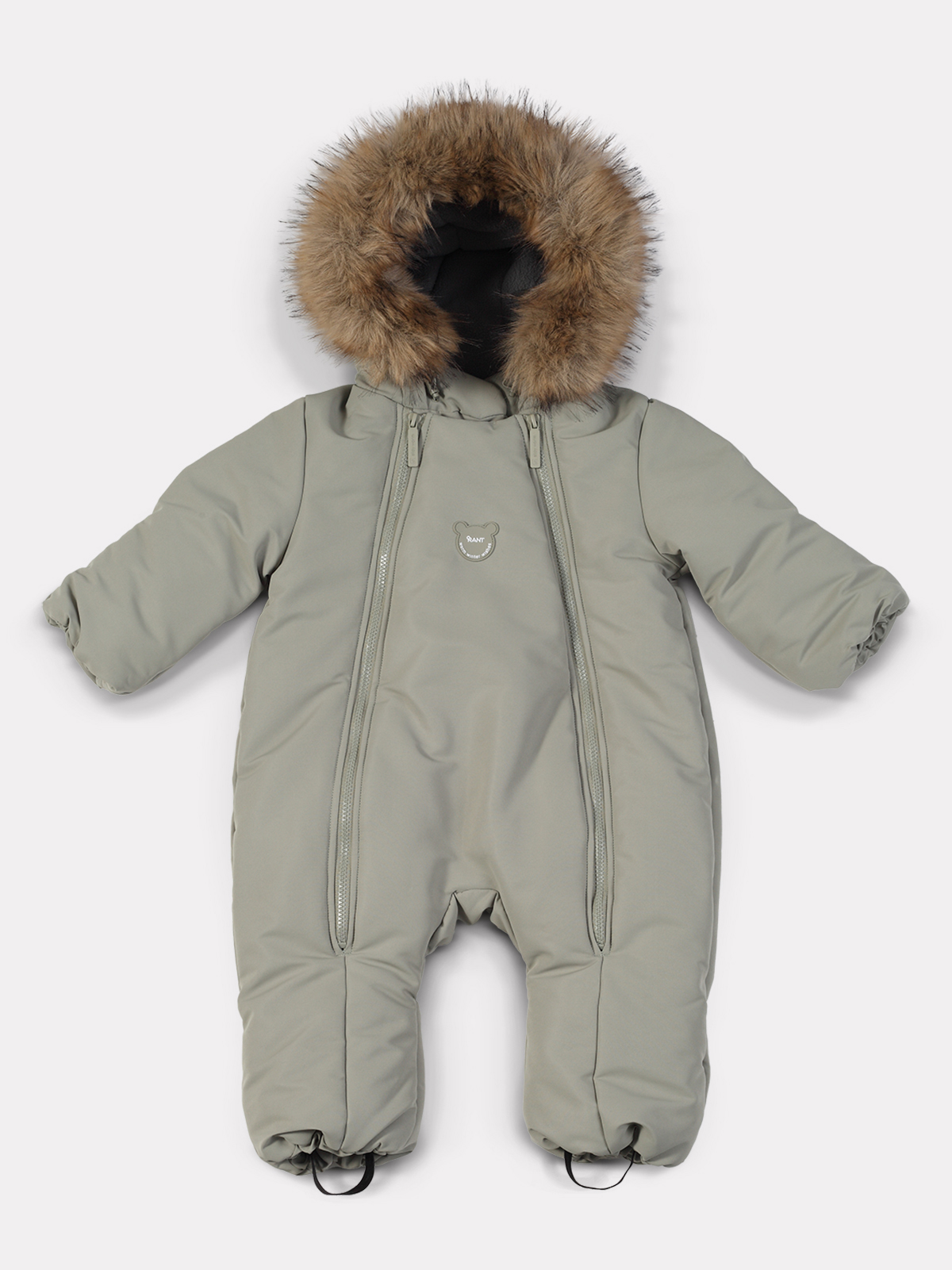 Изображение товара Зимний комбинезон для детей Rant Polar sage green мембранный утепленный Изображение товара Зимний комбинезон для детей Rant Polar sage green мембранный утепленный