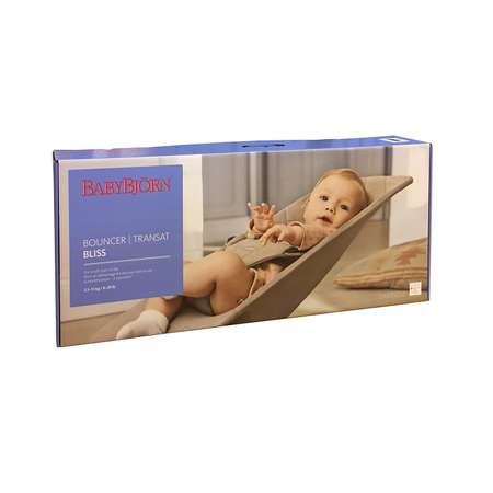Кресло-шезлонг BabyBjorn Bliss Mesh нежно-розовый