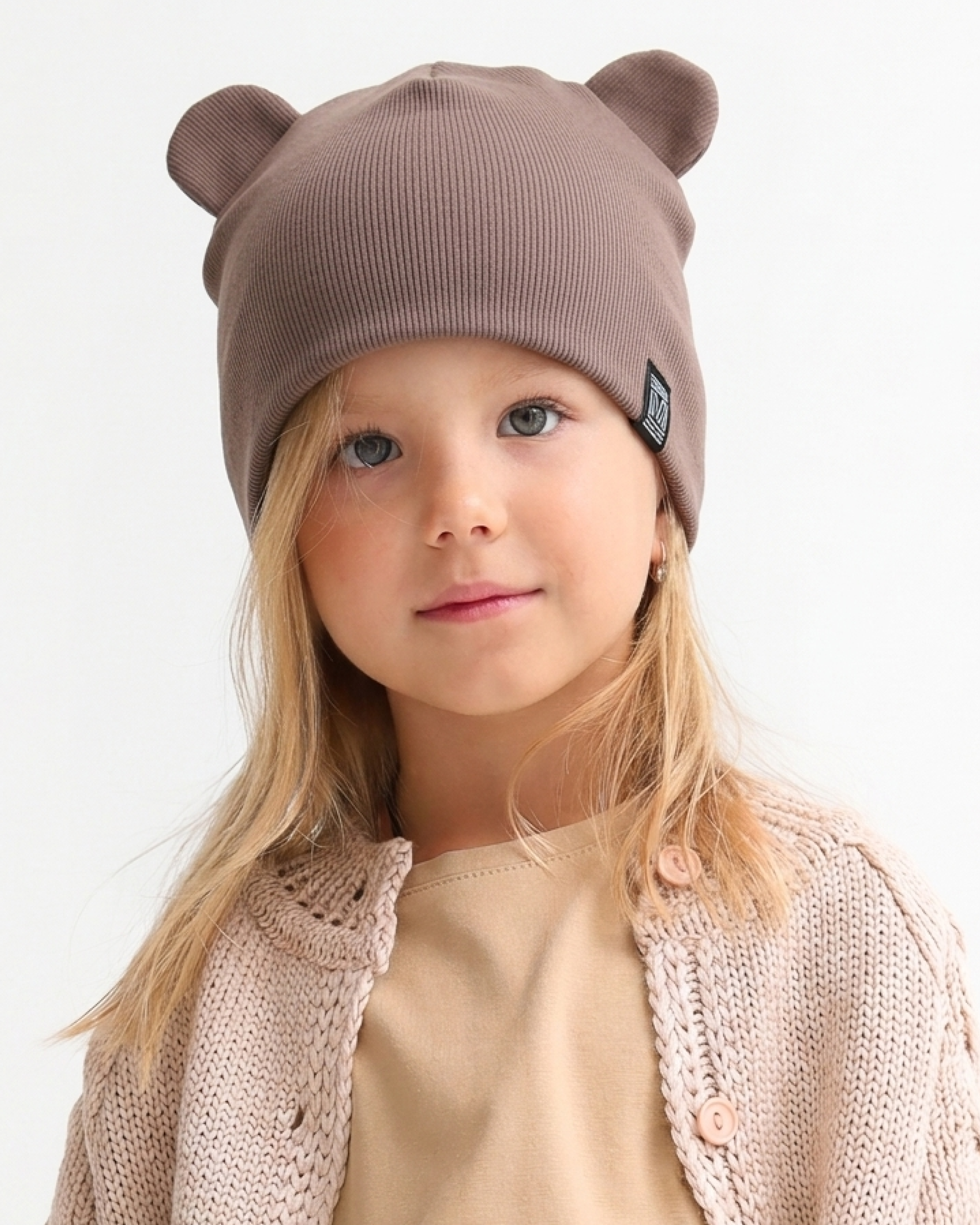 Шапка MINIDINO Т-ГУ-Ш008Шапка Уши 2.0 айрон - фото 1