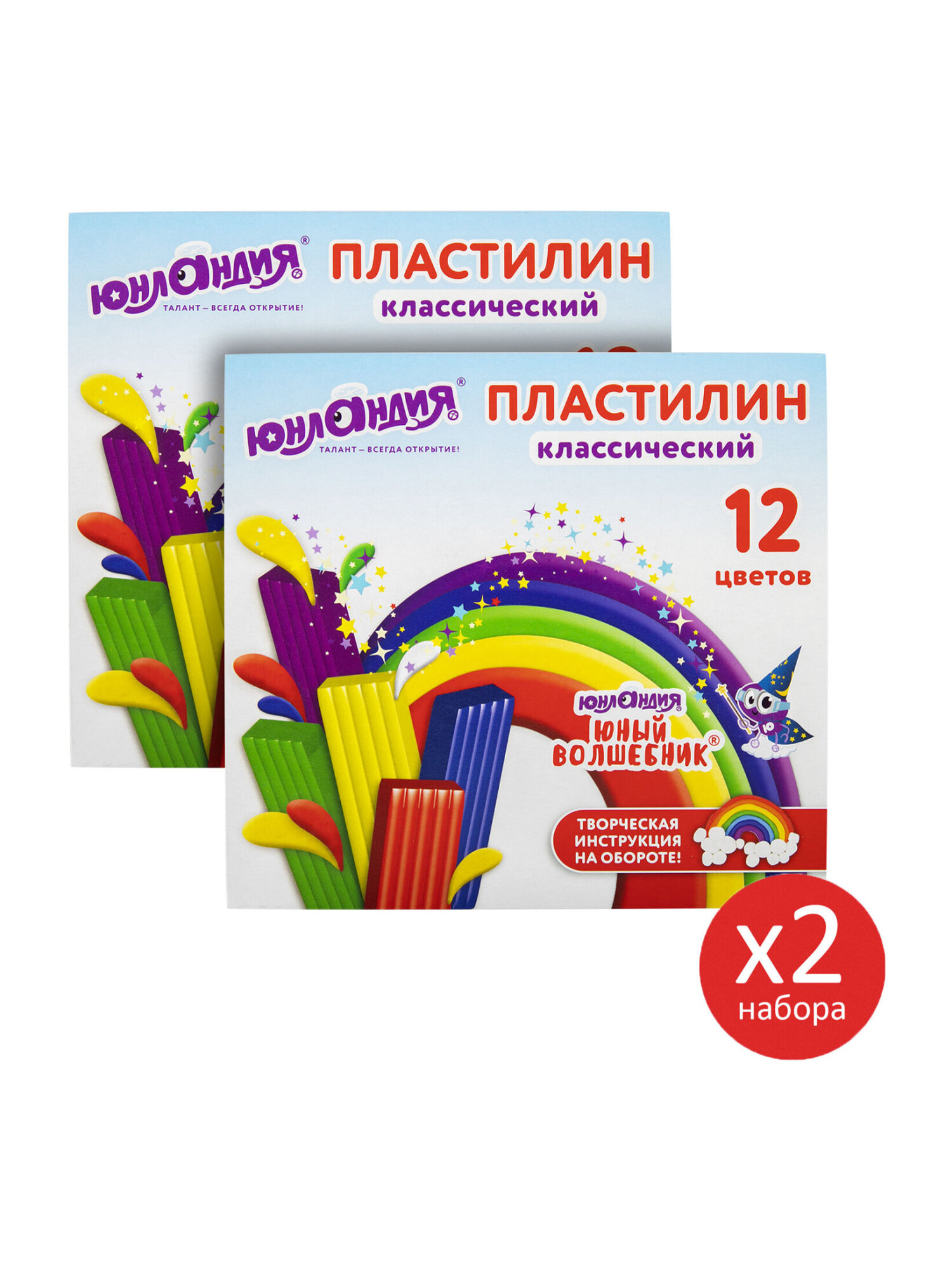 Пластилин Юнландия 12 цв. - фото 5