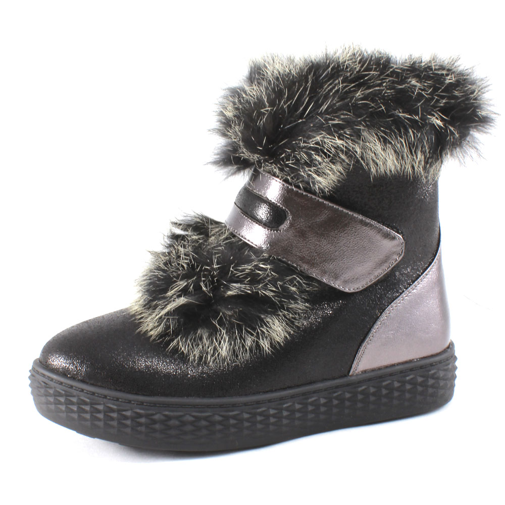 Ботинки Europen WBP-6387-9-СВ EUROPEN Ботинки для девочки,черный - фото 1