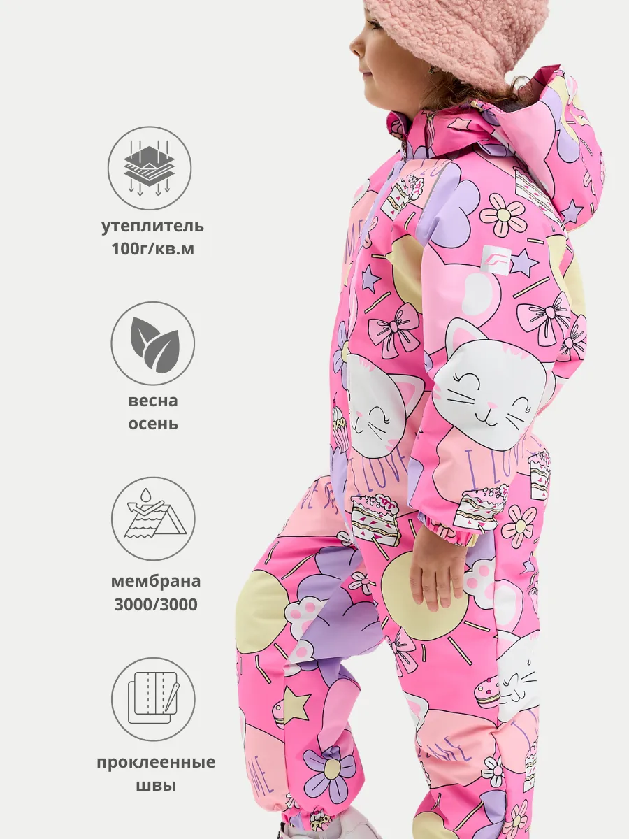 Комбинезон RuStyle ДД-комбRSR-2780-loveроз - фото 2