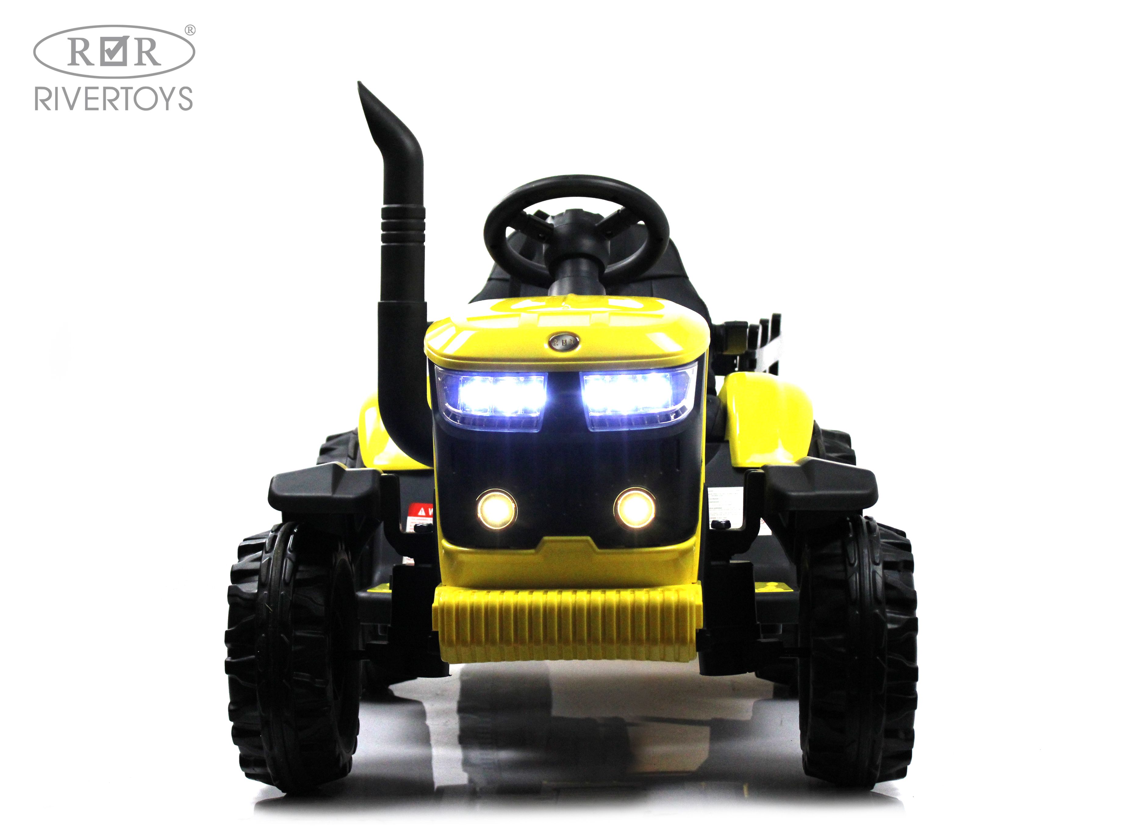 Электромобиль RIVERTOYS O555OO-YELLOW С пультом ДУ - фото 22