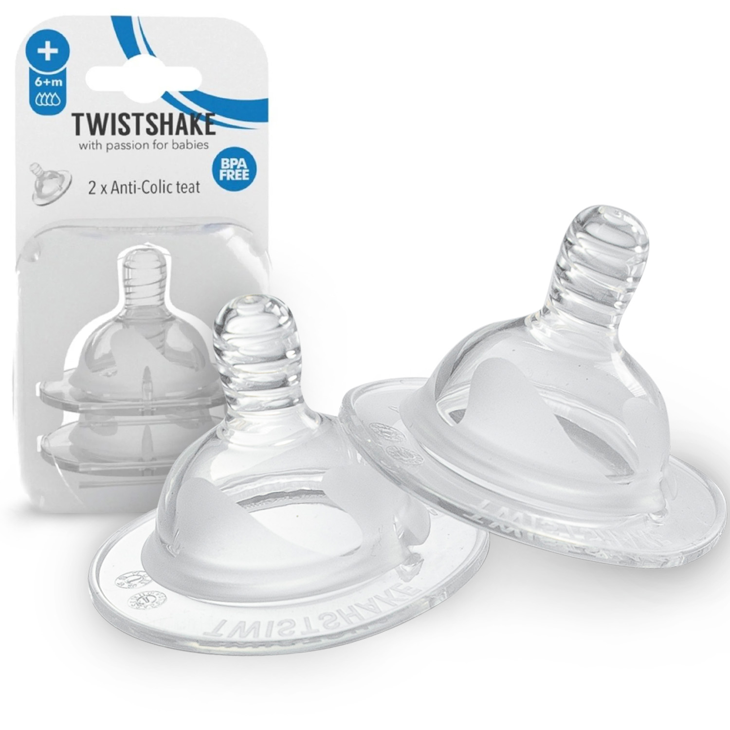 Соска Twistshake Anti-Colic силикон 2 шт. - фото 1