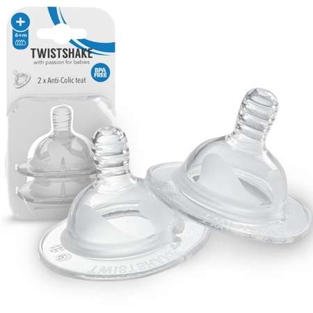Соска Twistshake Anti-Colic силикон 2 шт.