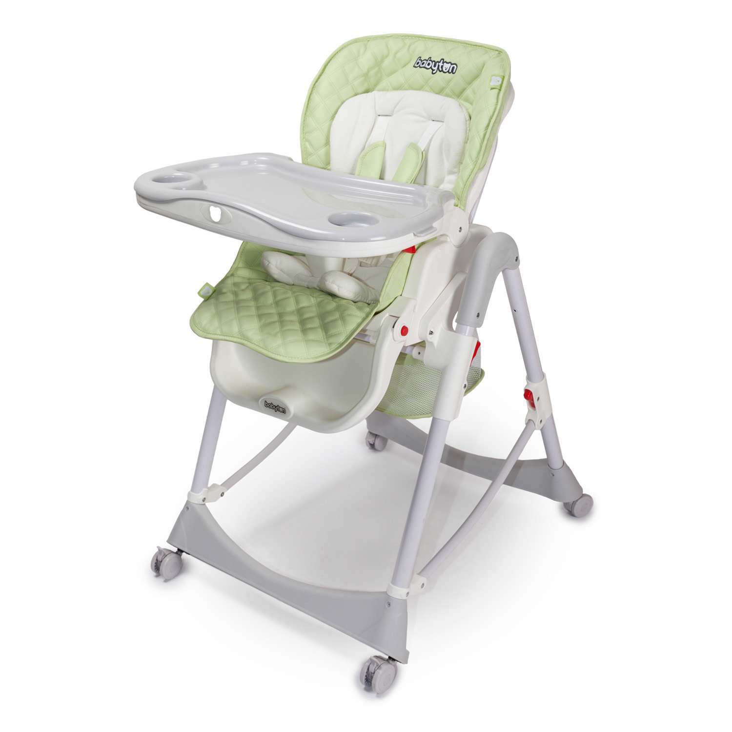 Стульчик для кормления Babyton Green-White классический - фото 1