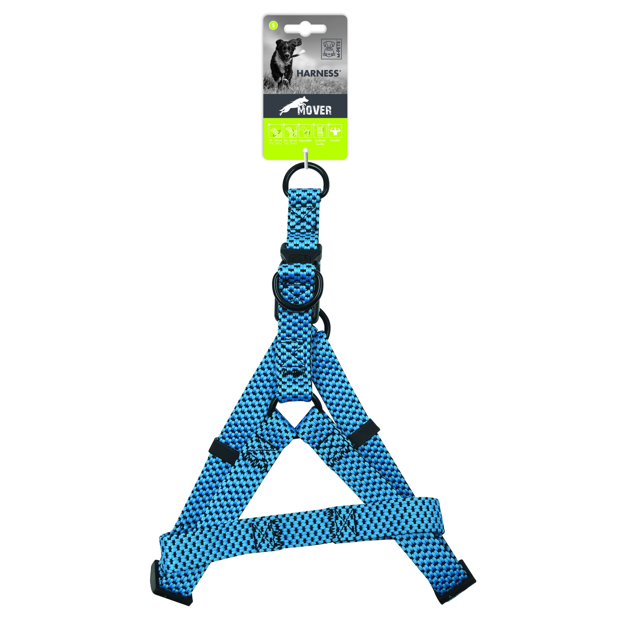 Шлейка для собак M-Pets Mover S Синий 10820699 - фото 1