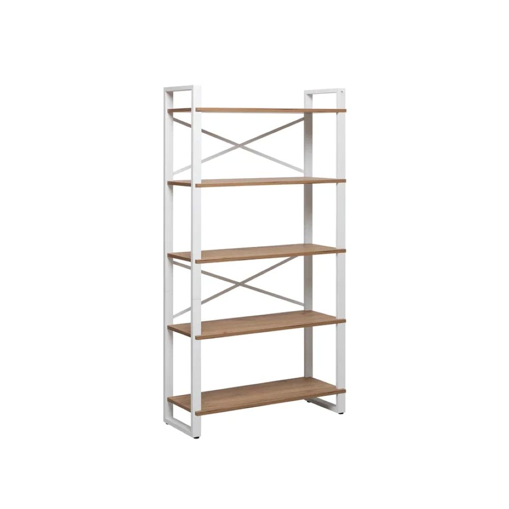 Стеллаж Leset Стилвуд 135 Белый/Дуб крафт золотой - фото 8