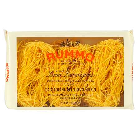 Макароны Rummo паста из твердых сортов пшеницы гнезда ТАЛЬОЛИНИ аль уово 93 250 г