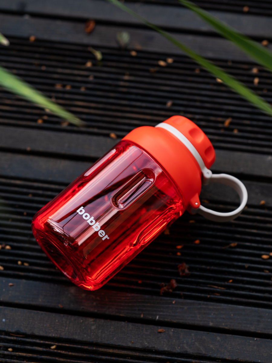 Бутылка Bobber Tritan красный 590 мл - фото 9