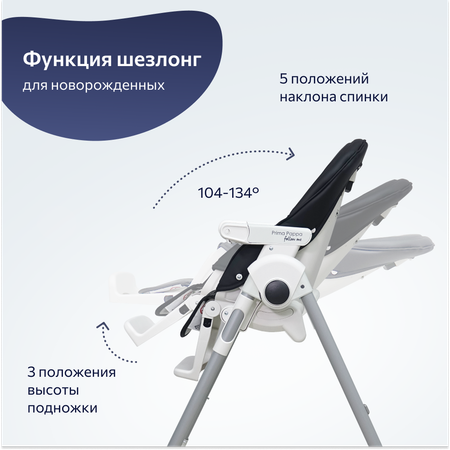 Стульчик для кормления Peg-Perego Prima Pappa Follow Me классический