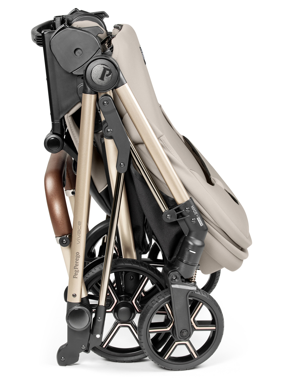 Коляска прогулочная Peg-Perego Vivace бежевый - фото 8