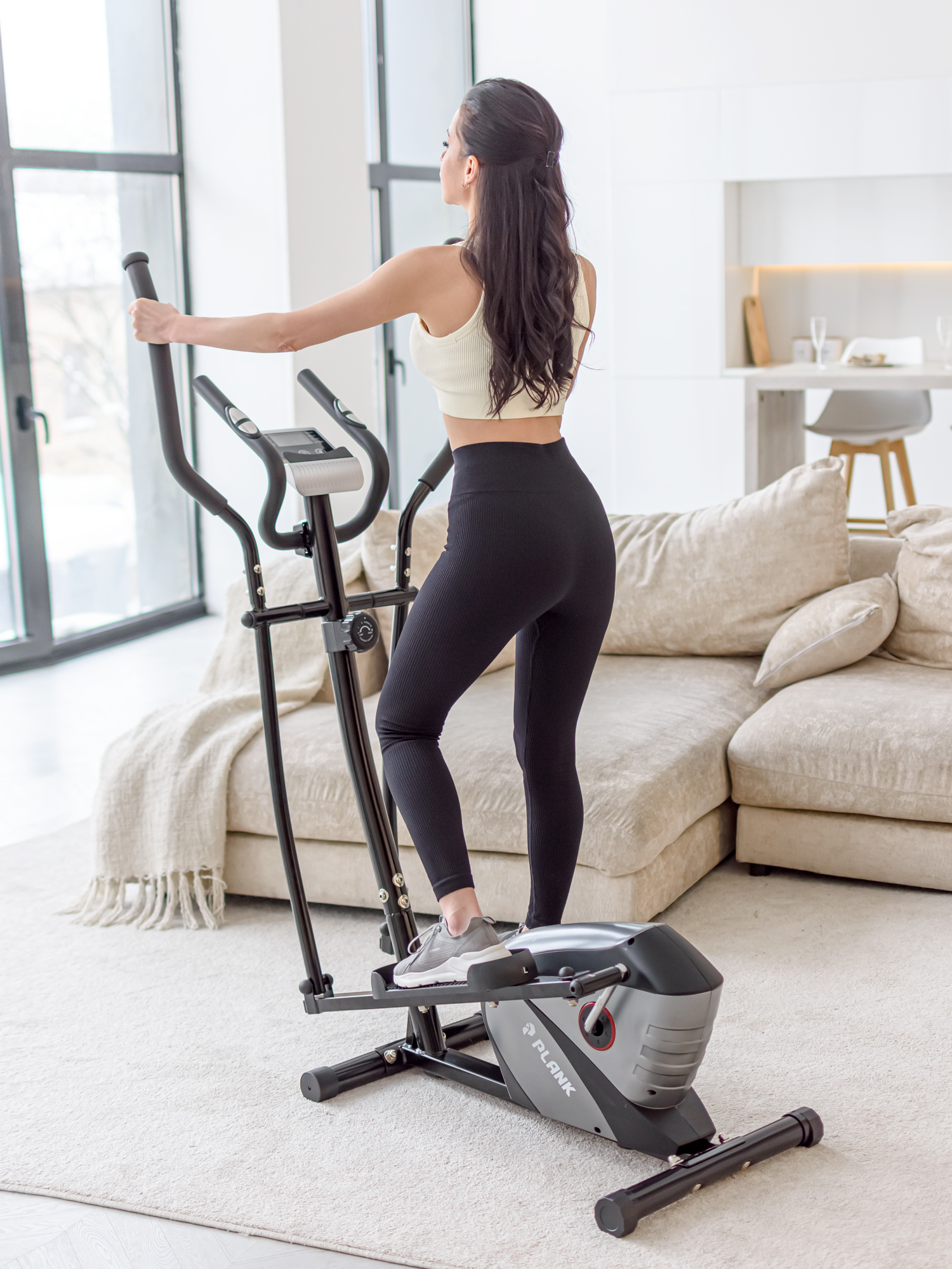 Эллиптический тренажер магнитный Plank ELEKTA - фото 12