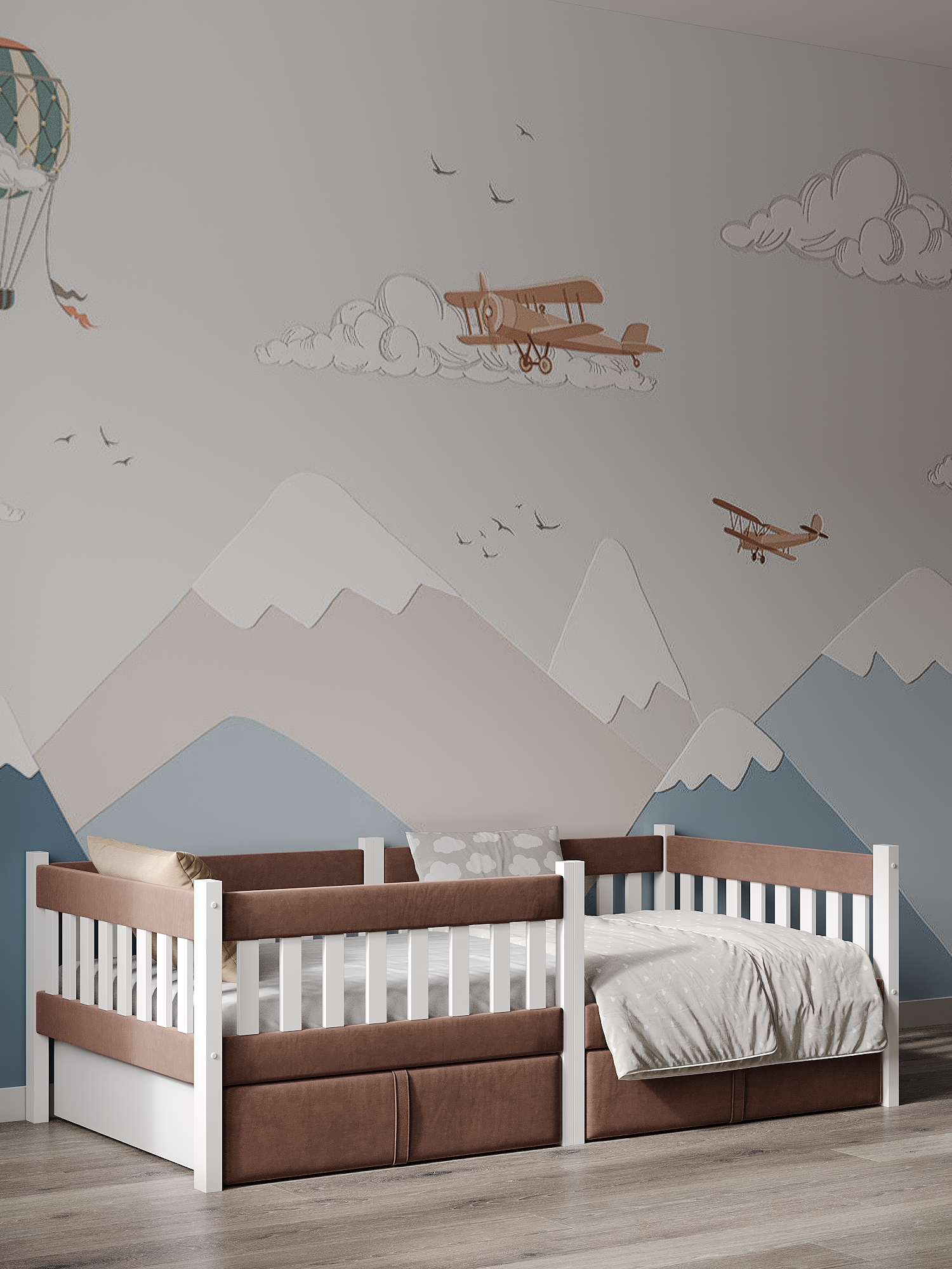 Кровать подростковая Moms charm (коричневый) - фото 13