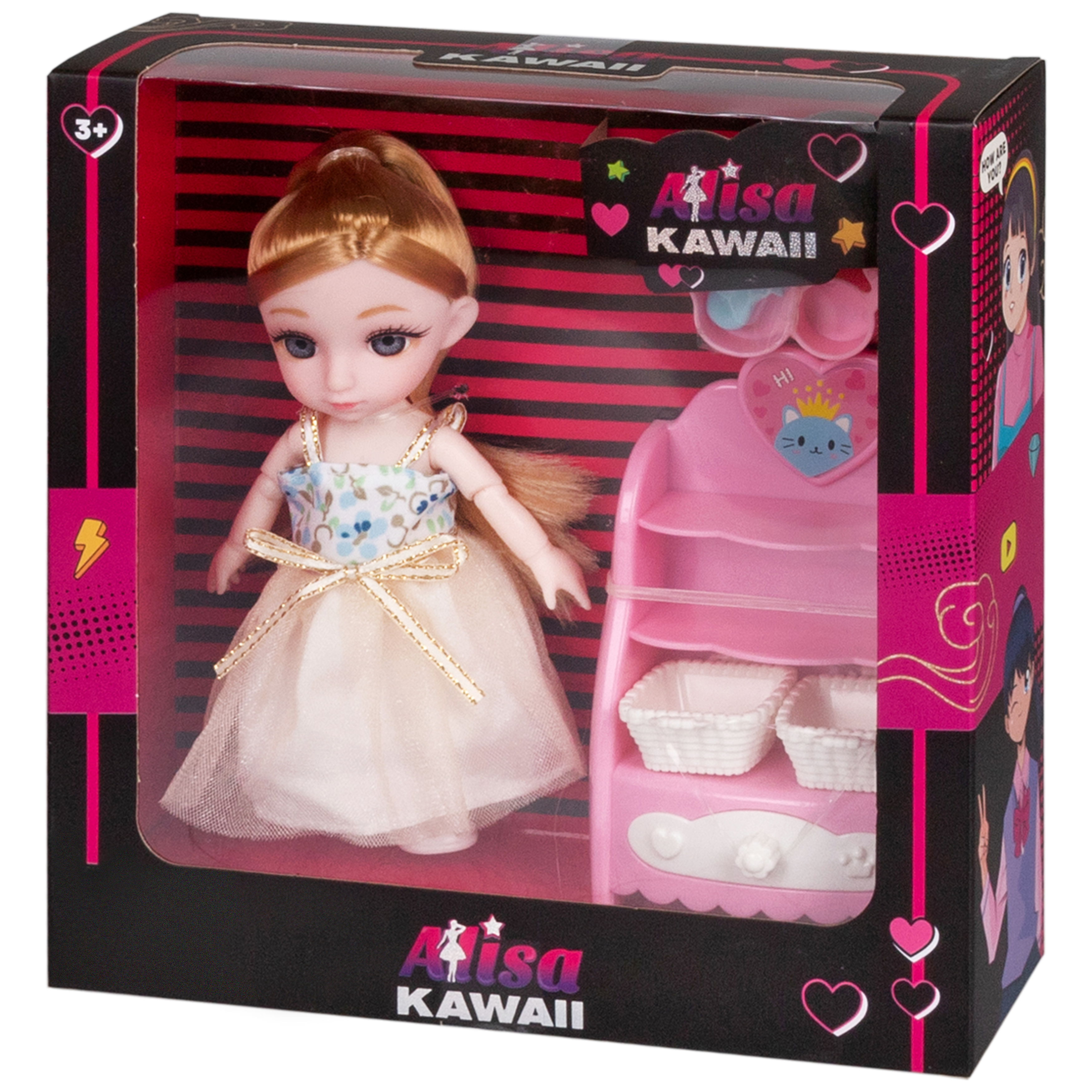 Кукла мини 1TOY Alisa Kawaii Т24360 - фото 15