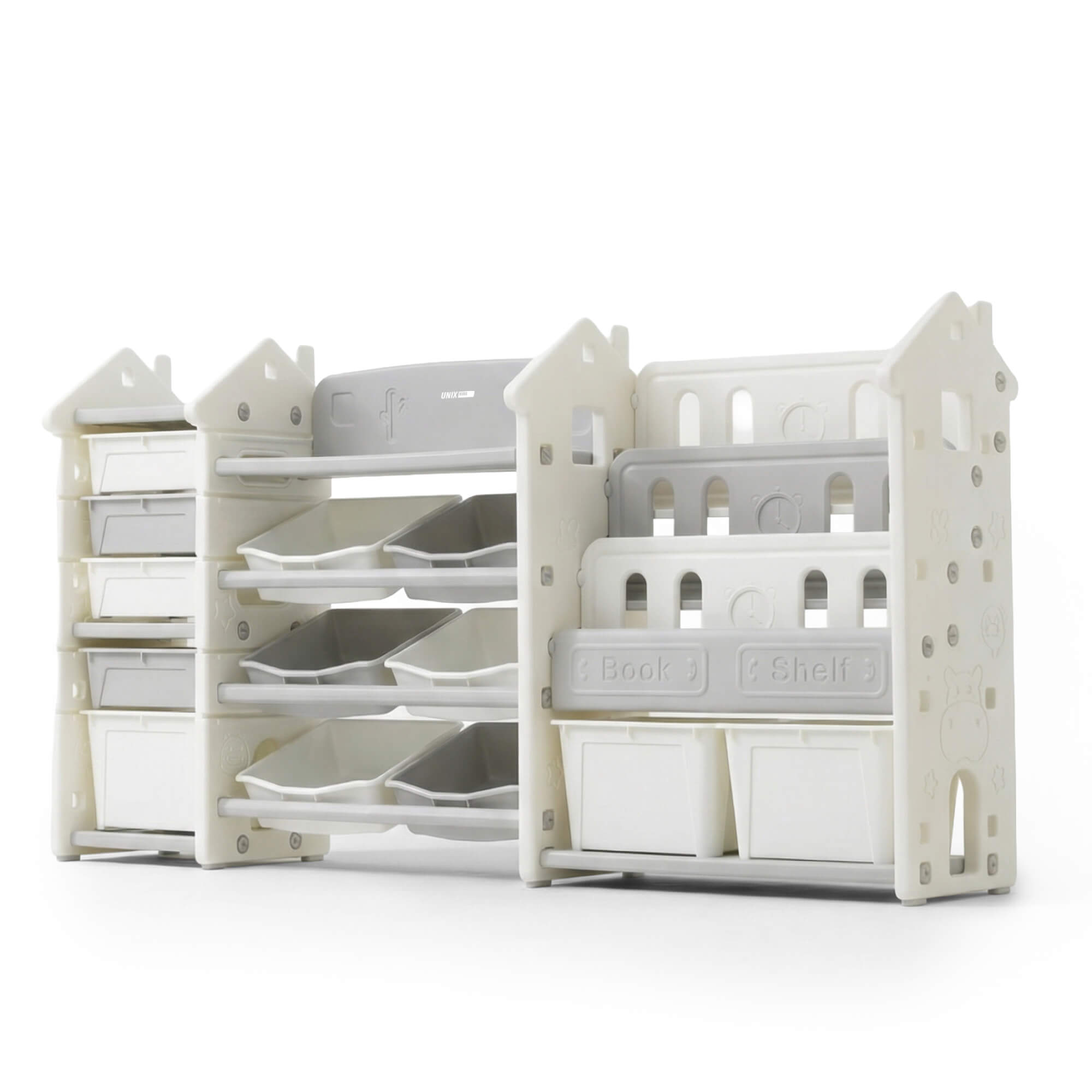 Стеллаж для игрушек и книг UNIX Kids Замок/Сastle - фото 30