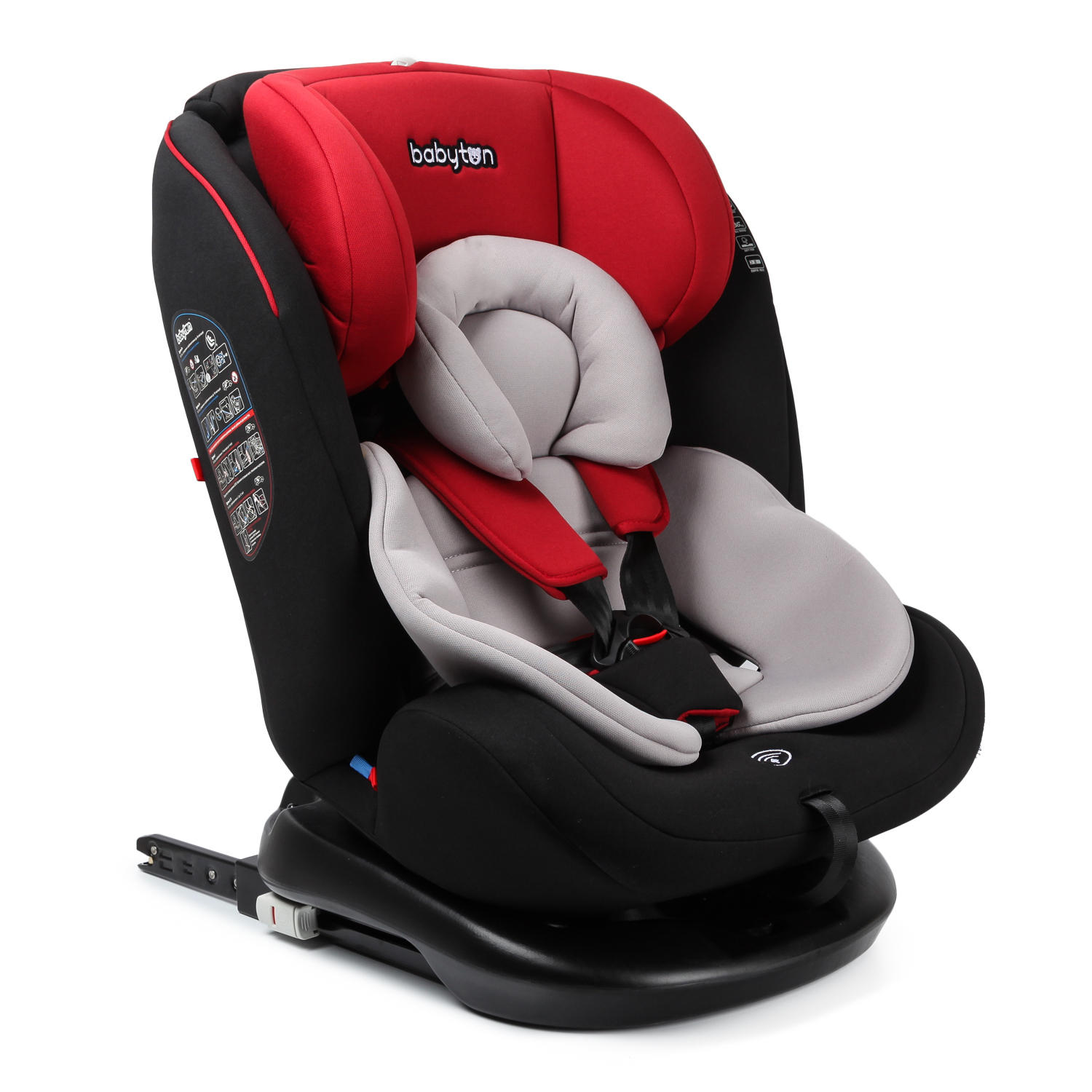 Автокресло Babyton Multi-Stage Isofix 0+/1/2/3 (0-36 кг) красный - фото 8