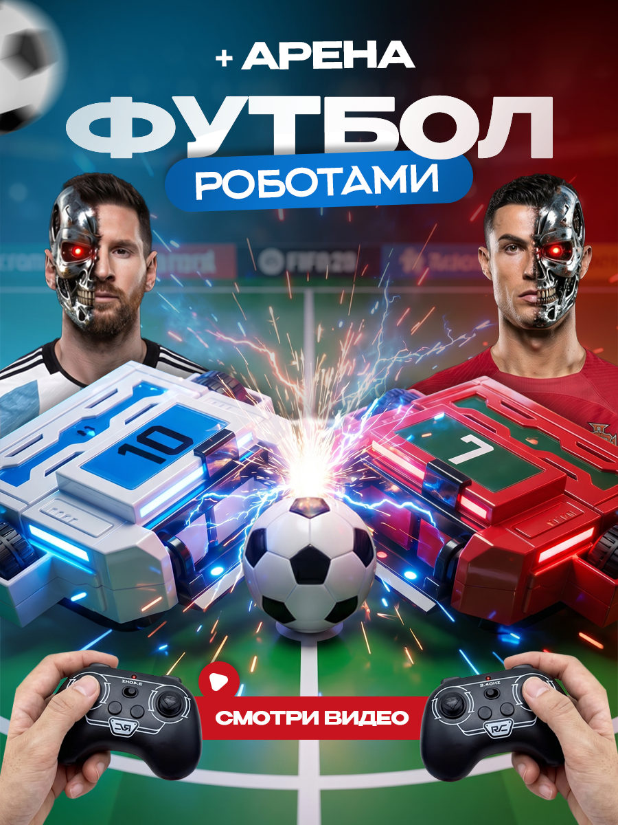 Робот РУ ULTRA BOTS Футбол с ареной - фото 2