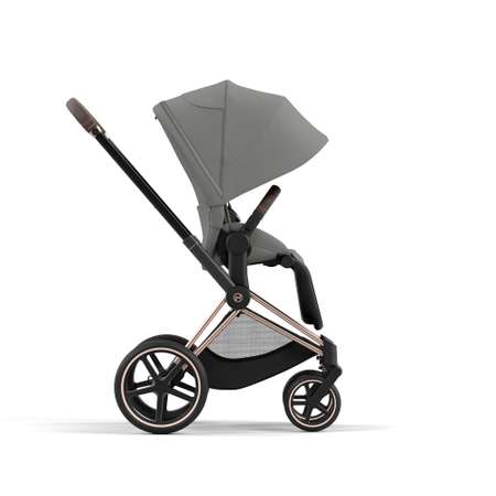 Коляска 2в1 Cybex Priam IV Rosegold серый