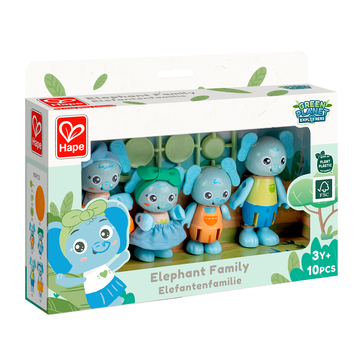 Фигурка Hape Семья слонов - фото 10