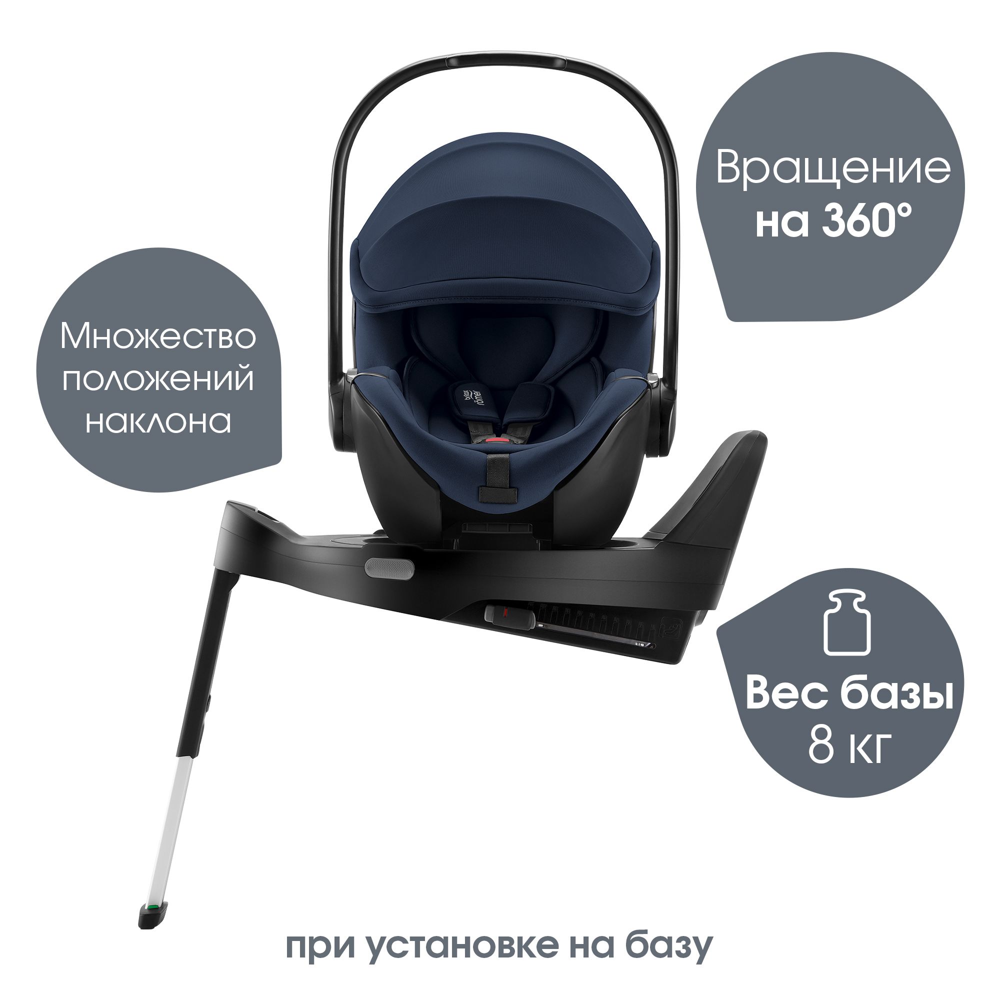Автокресло Britax Roemer Baby-Safe Pro и Vario base Isofix 0+/1 (0-18 кг) - фото 8