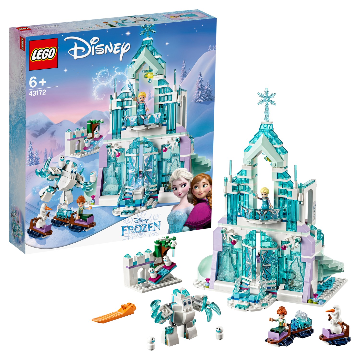 Конструктор LEGO Disney Princess Волшебный ледяной замок Эльзы 704 дет. - фото 1