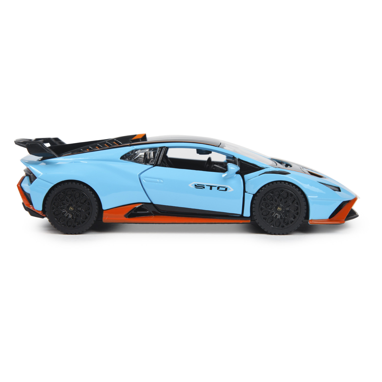 Автомобиль Rastar Lamborghini Huracan STO 1:32 голубой 64300 - фото 3