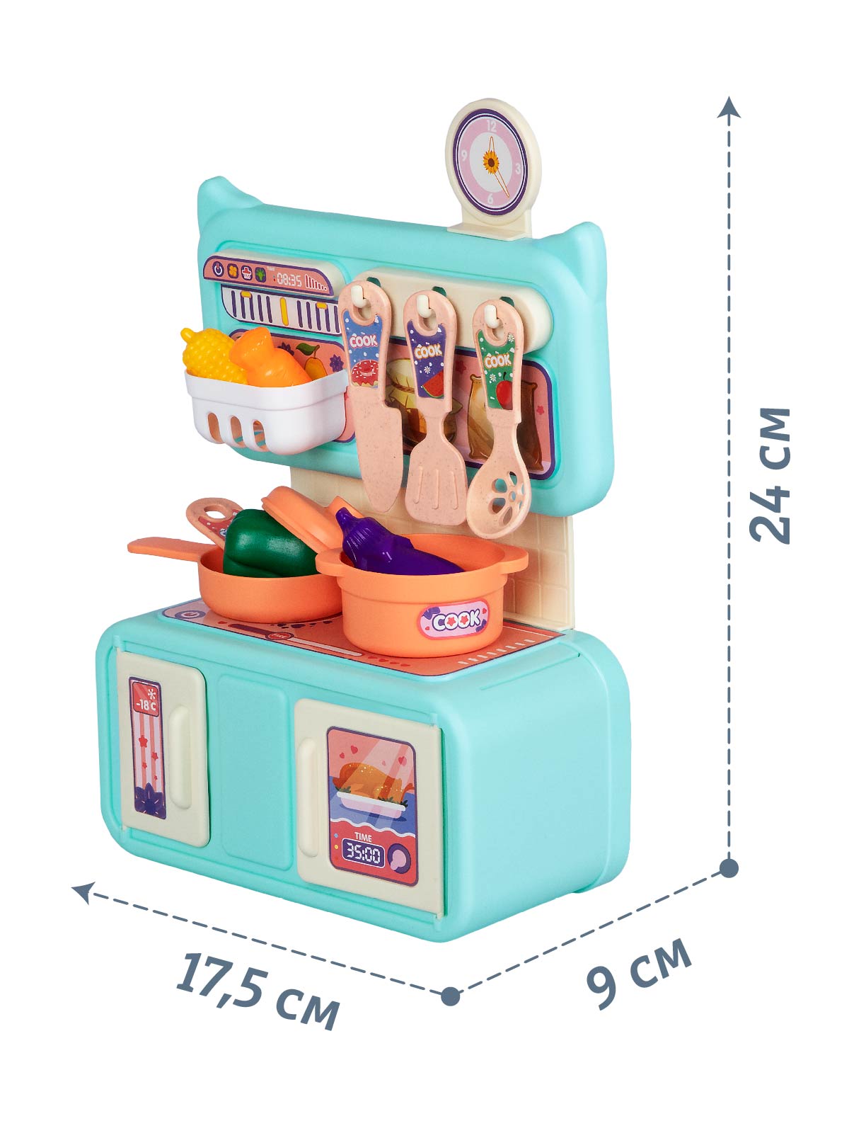 Игрушечная кухня AMORE BELLO с аксессуарами: 13 шт. - фото 5