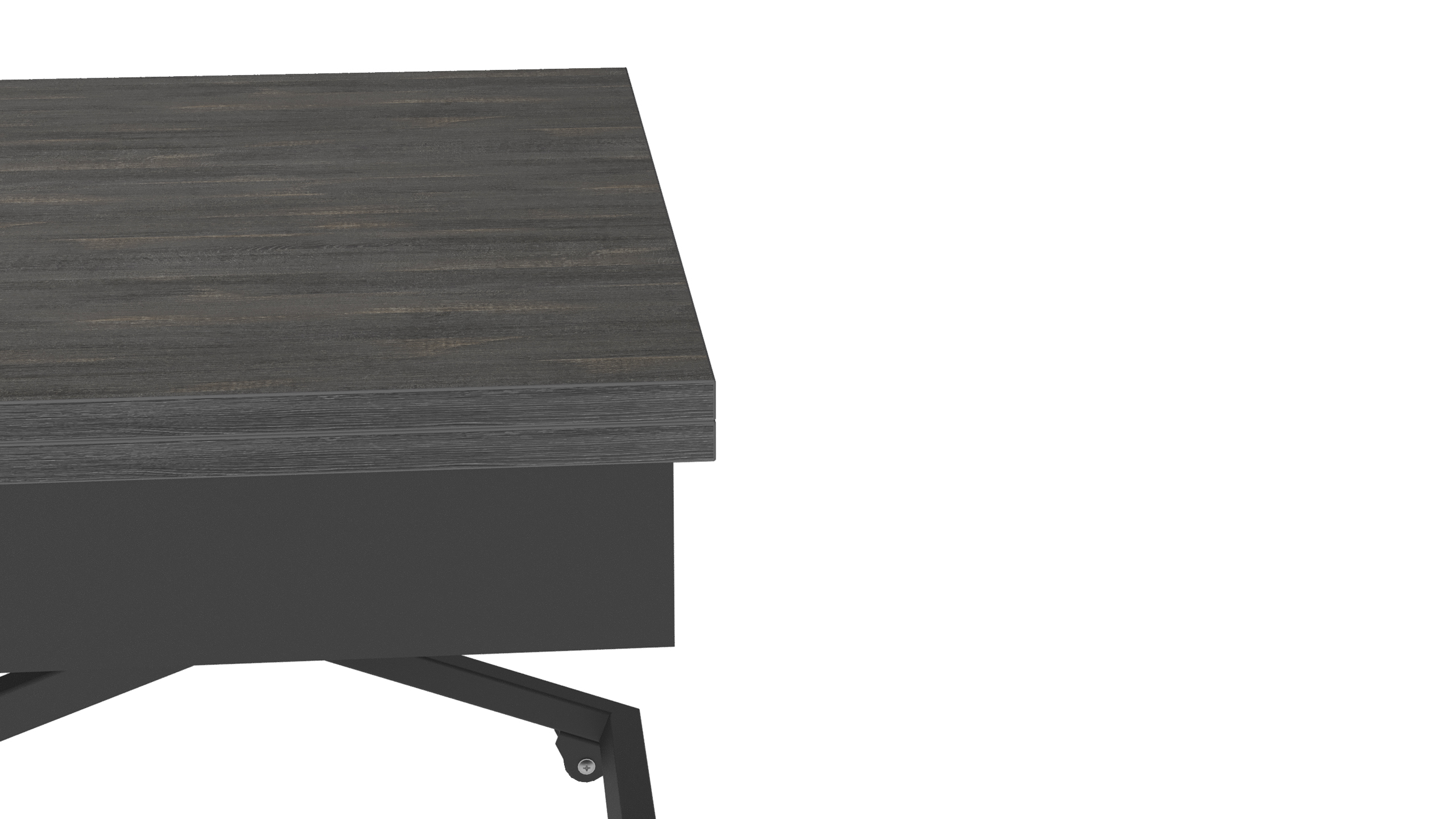 Стол-трансформер КАЛИФОРНИЯ МЕБЕЛЬ Андрэ Loft ЛДСП Интра Черный - фото 16