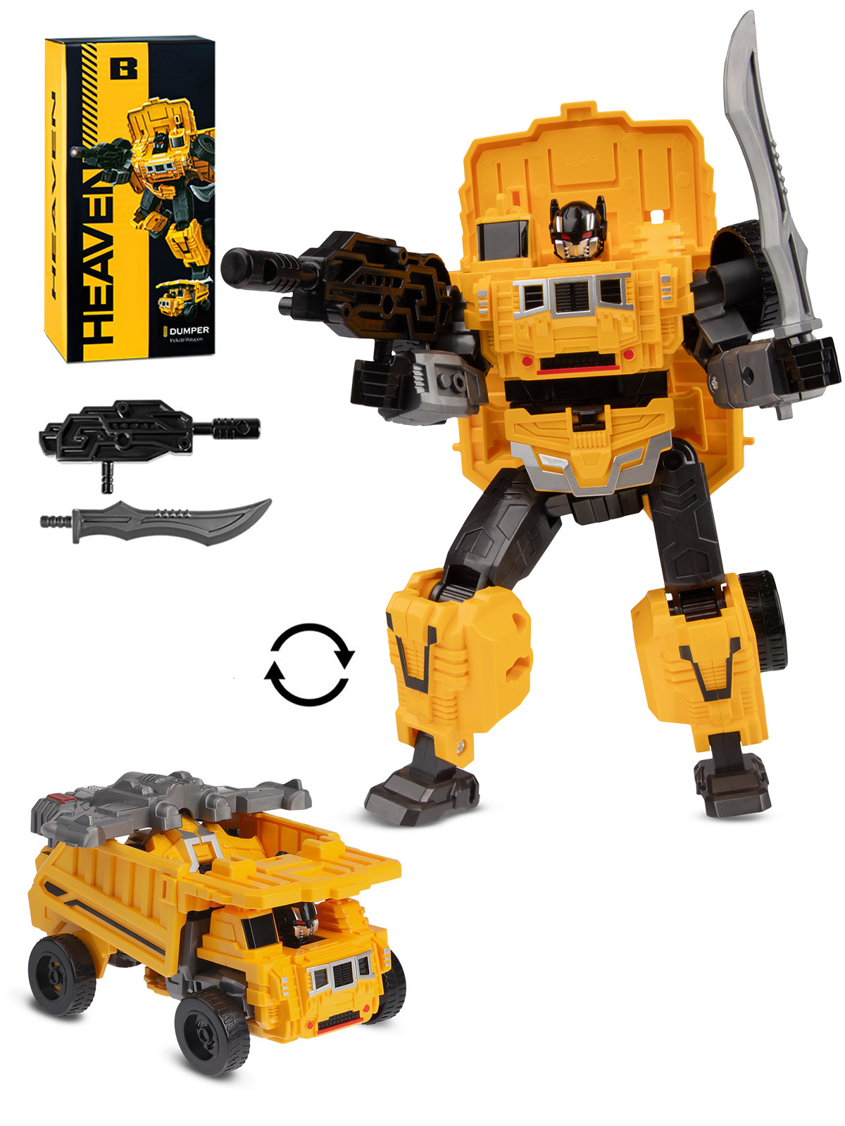 Грузовик AUTODRIVE робот трансформер JB0214084 - фото 12