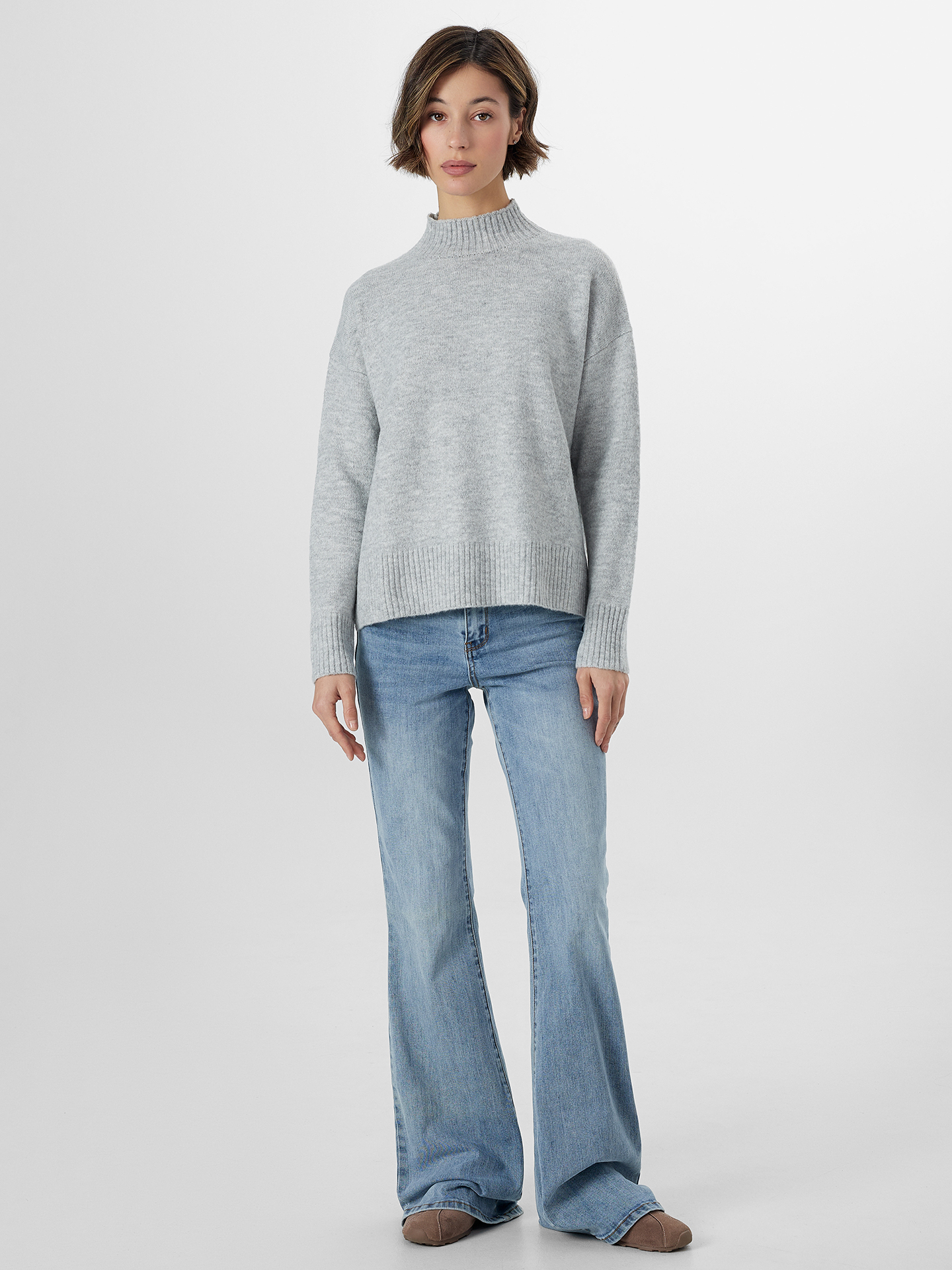 Джемпер Mark Formelle (Марк Формэль) 122617/св.серый меланж - фото 3