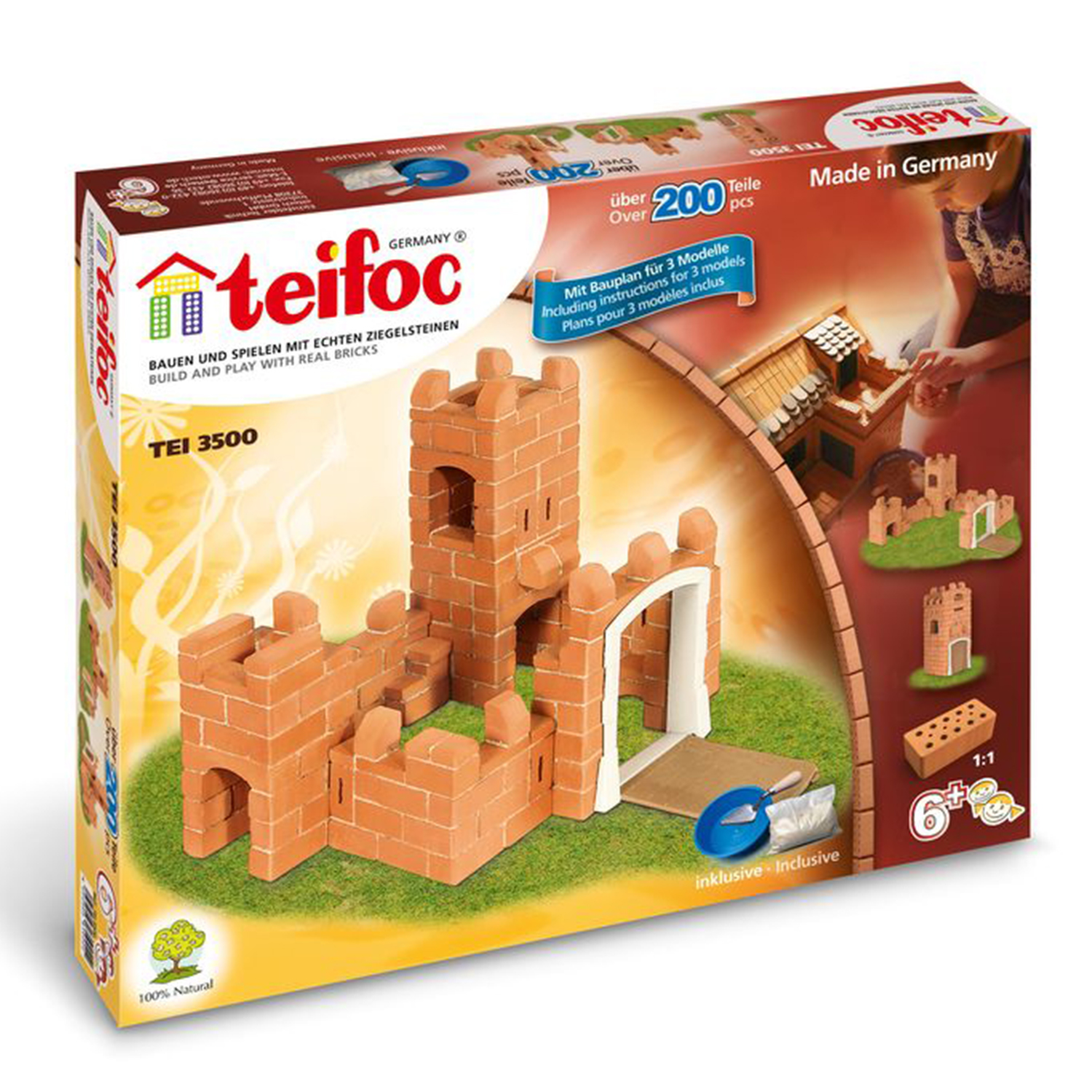 Конструктор teifoc Строительный набор Замок сборная игровая модель - фото 1