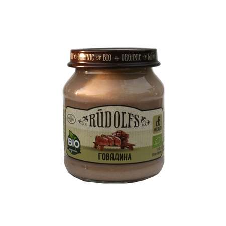Пюре мясное Rudolfs Говядина 120гр*6шт