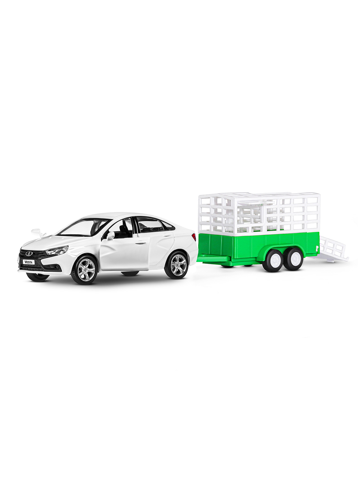 Автомобиль АВТОпанорама LADA Vesta 1:43 JB1251624 - фото 6