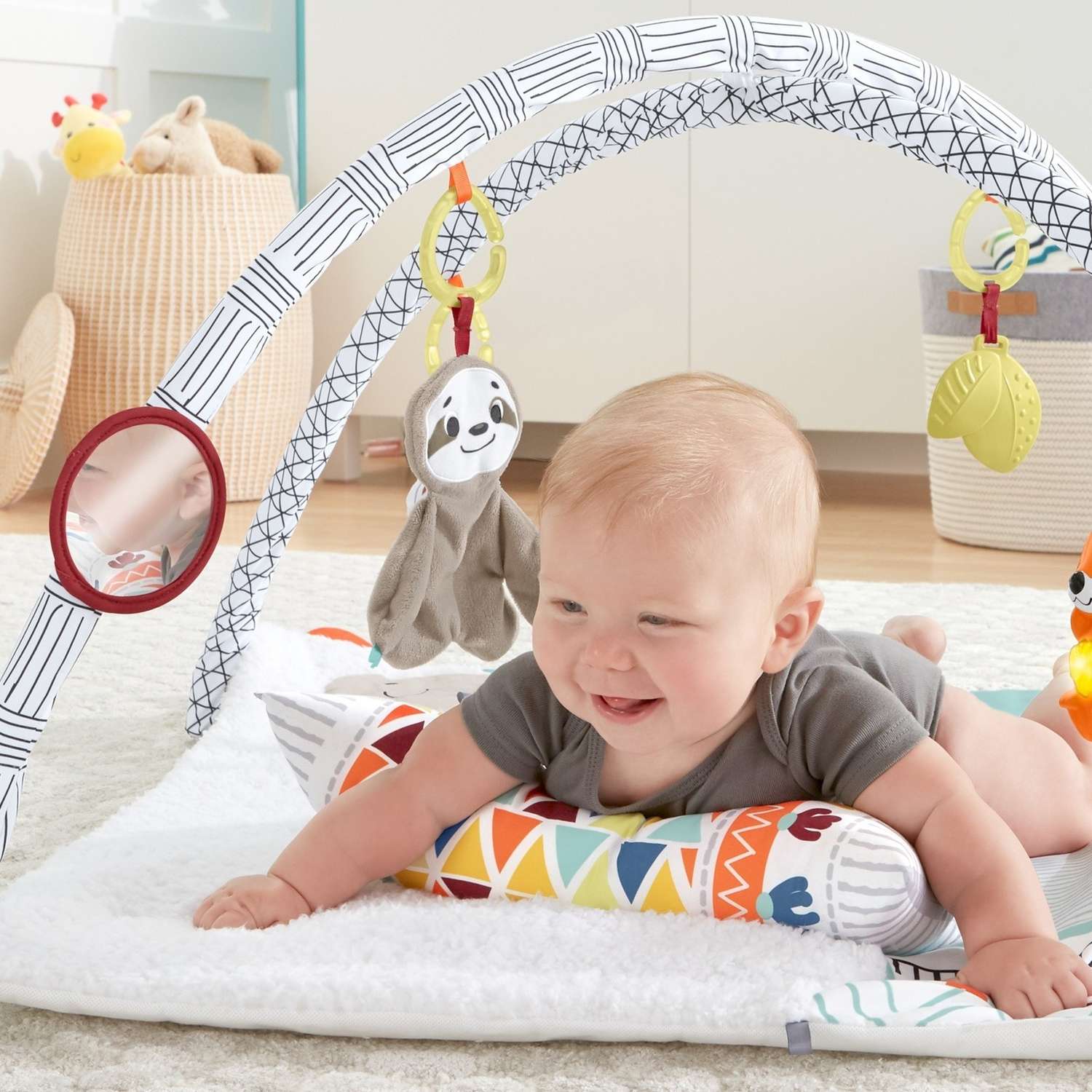 Коврик Fisher Price с дугами Делюкс Гимнастика - фото 14