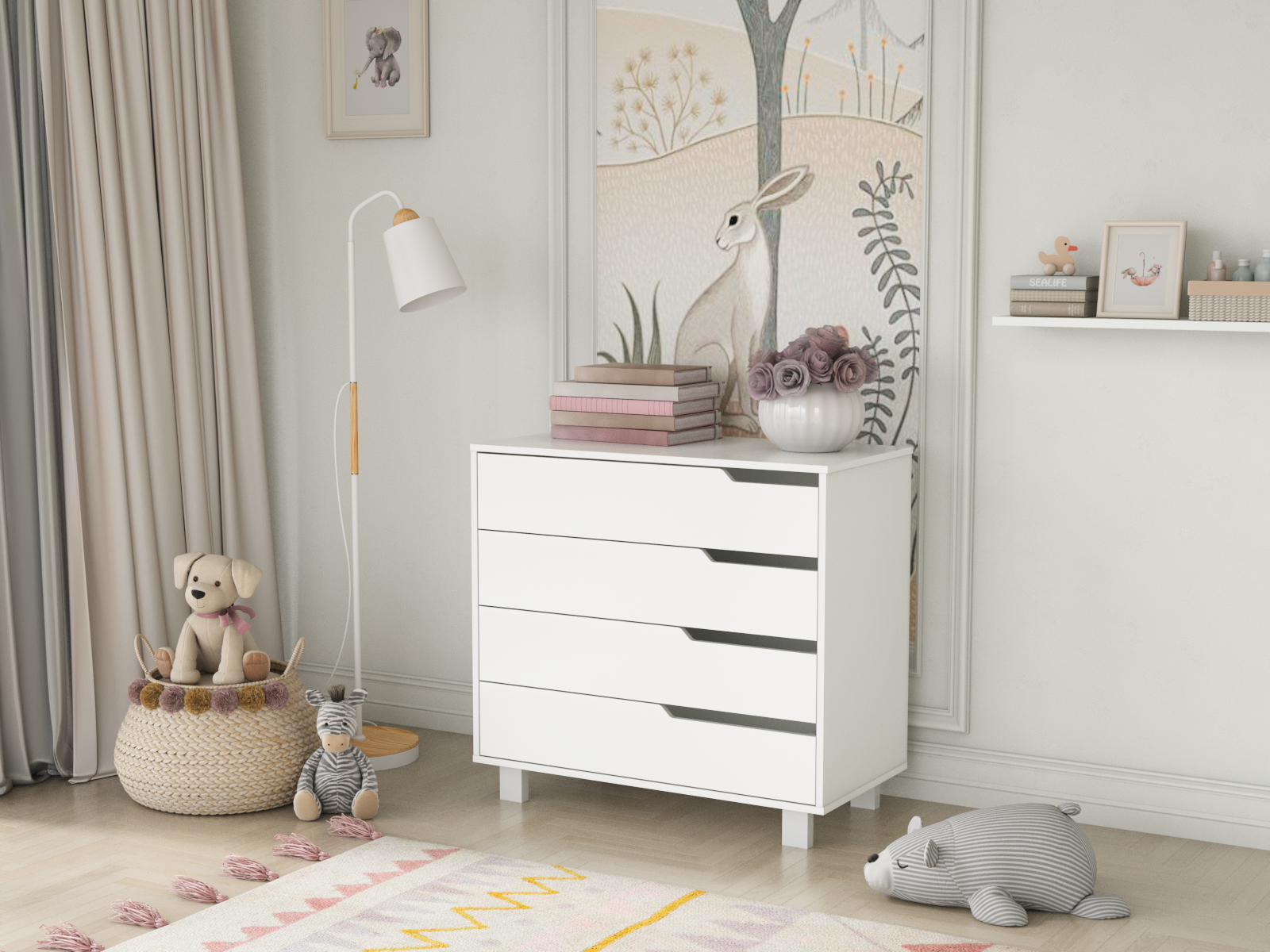 Комод пеленальный Incanto Marsi (белый) - фото 5