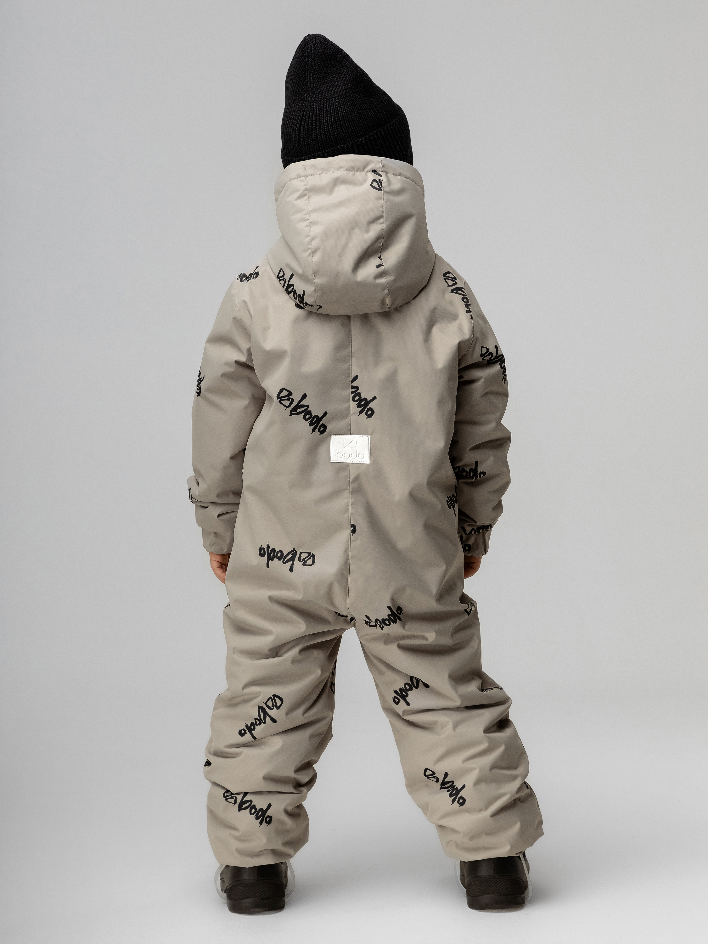 Комбинезон Bodo 35-9MU_бежевый (черный) - фото 4