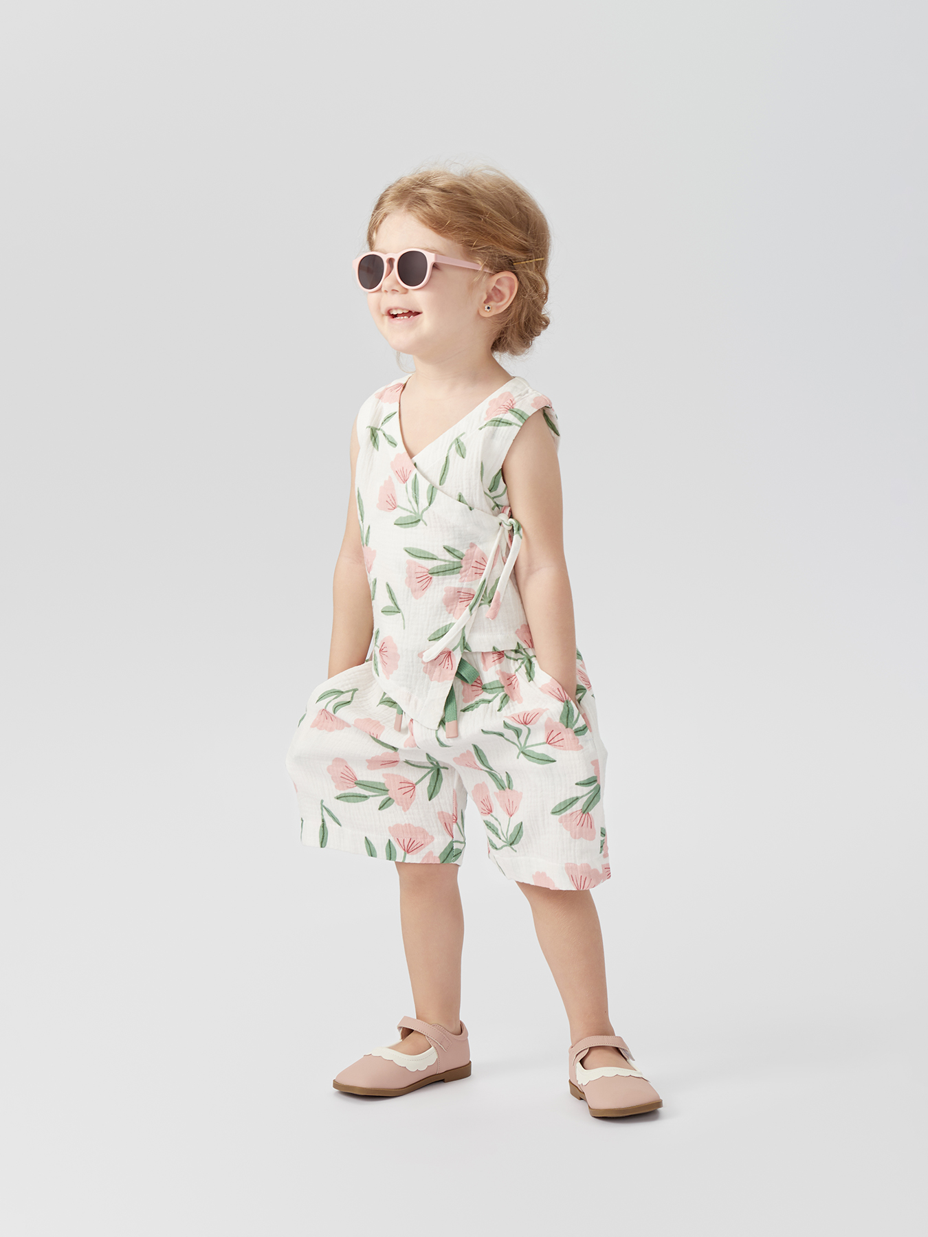 Халат Happy Baby 88194_pink flower - фото 13