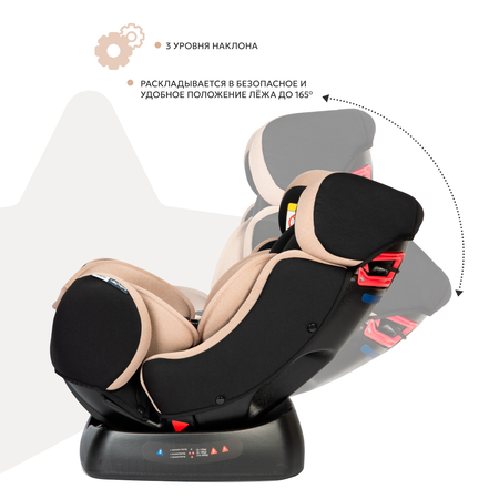 Автокресло Babyton Sigma Beige 0+/1/2 (0-25 кг)