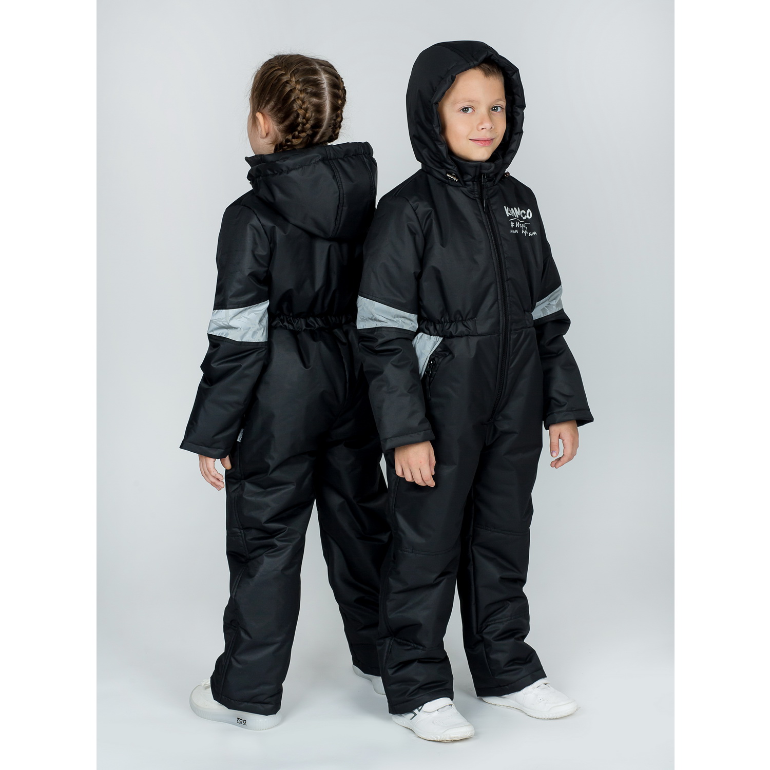 Комбинезон KiMMi co К-150830-041 черный - фото 4