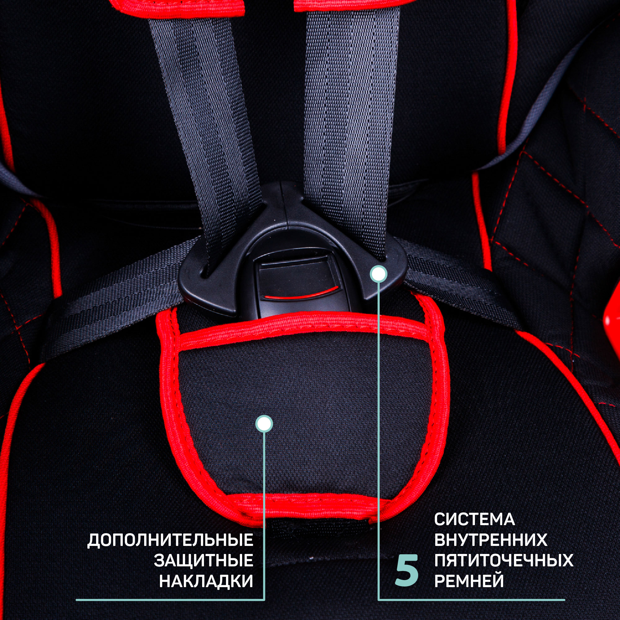 Автокресло Amarobaby Big trip 0+/1/2/3 (0-36 кг) - фото 4