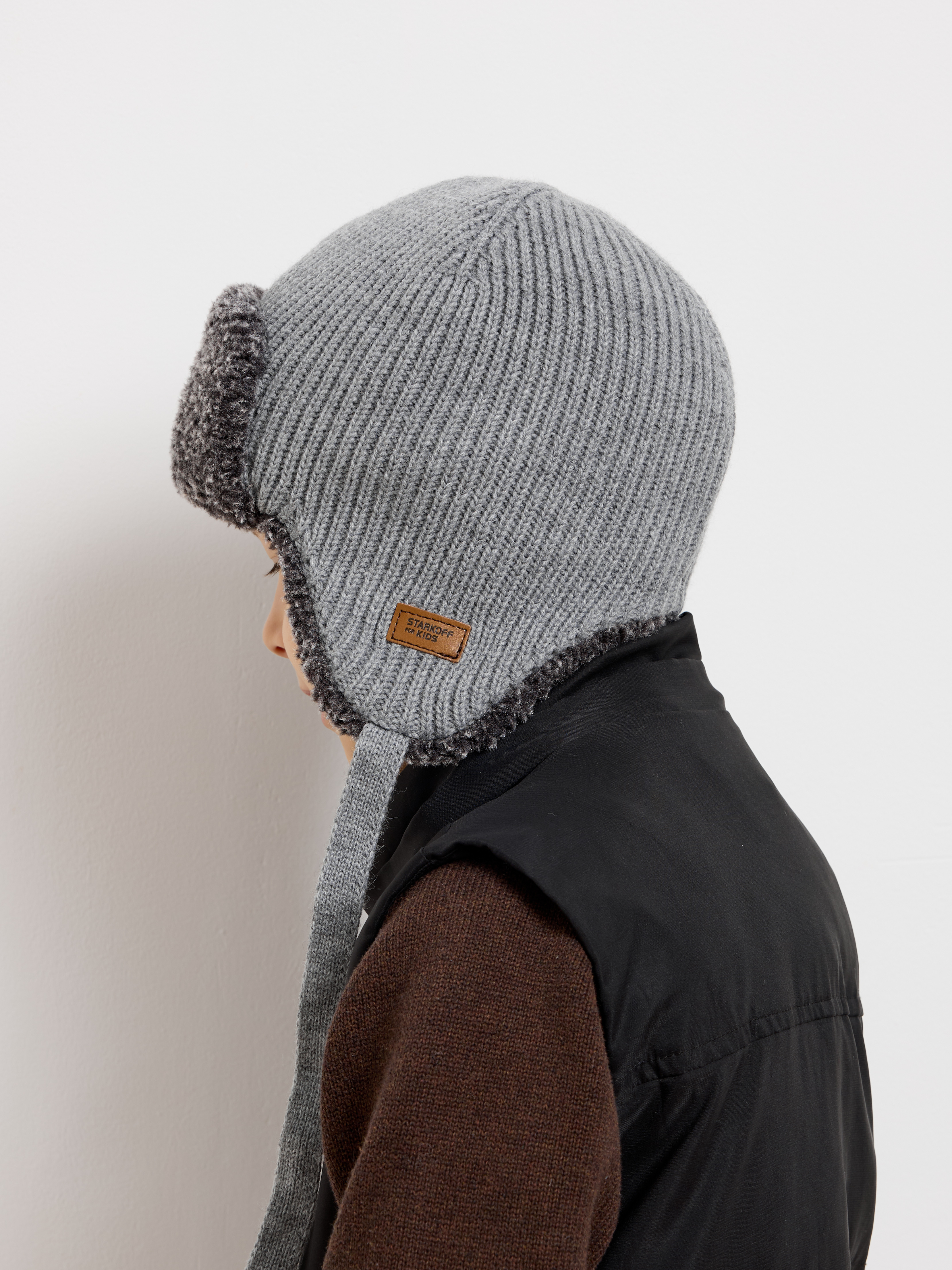 Шапка-ушанка Starkoff Kids Д301103 - фото 6
