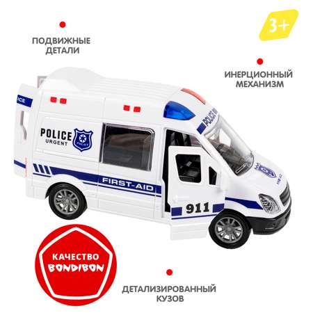 Полицейская машина Bondibon Инерционная машинка