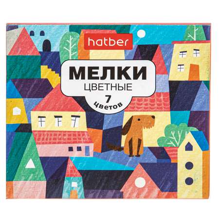 Мел сухой Hatber 7 шт.